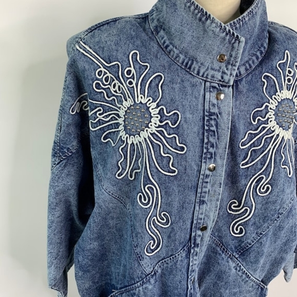 PADO VTG Oversize Denim Jacket M - Picture 7 of 8